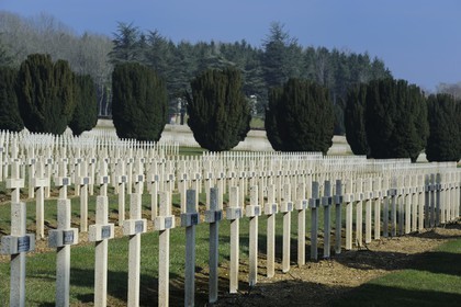 France, Meuse, Douaumont, battle of Verdun, ossuary of Douaumont, national necropolis