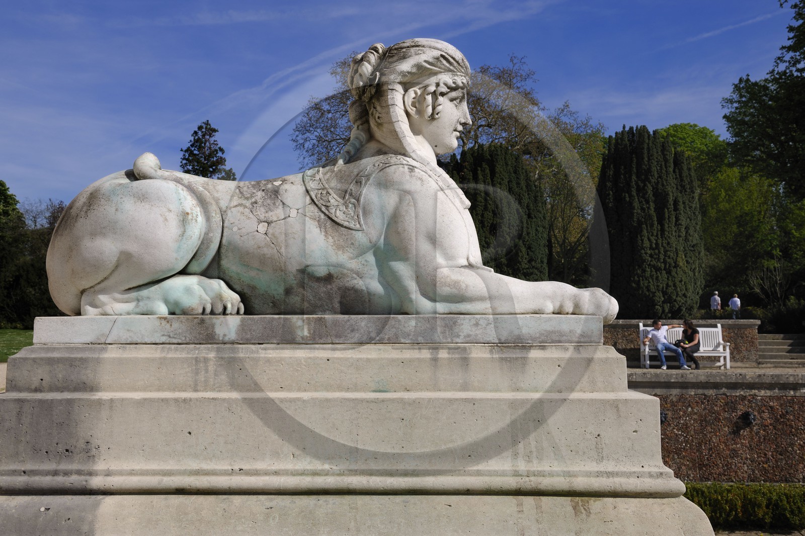 France, Paris (75), le Bois de Boulogne, parc de Bagatelle