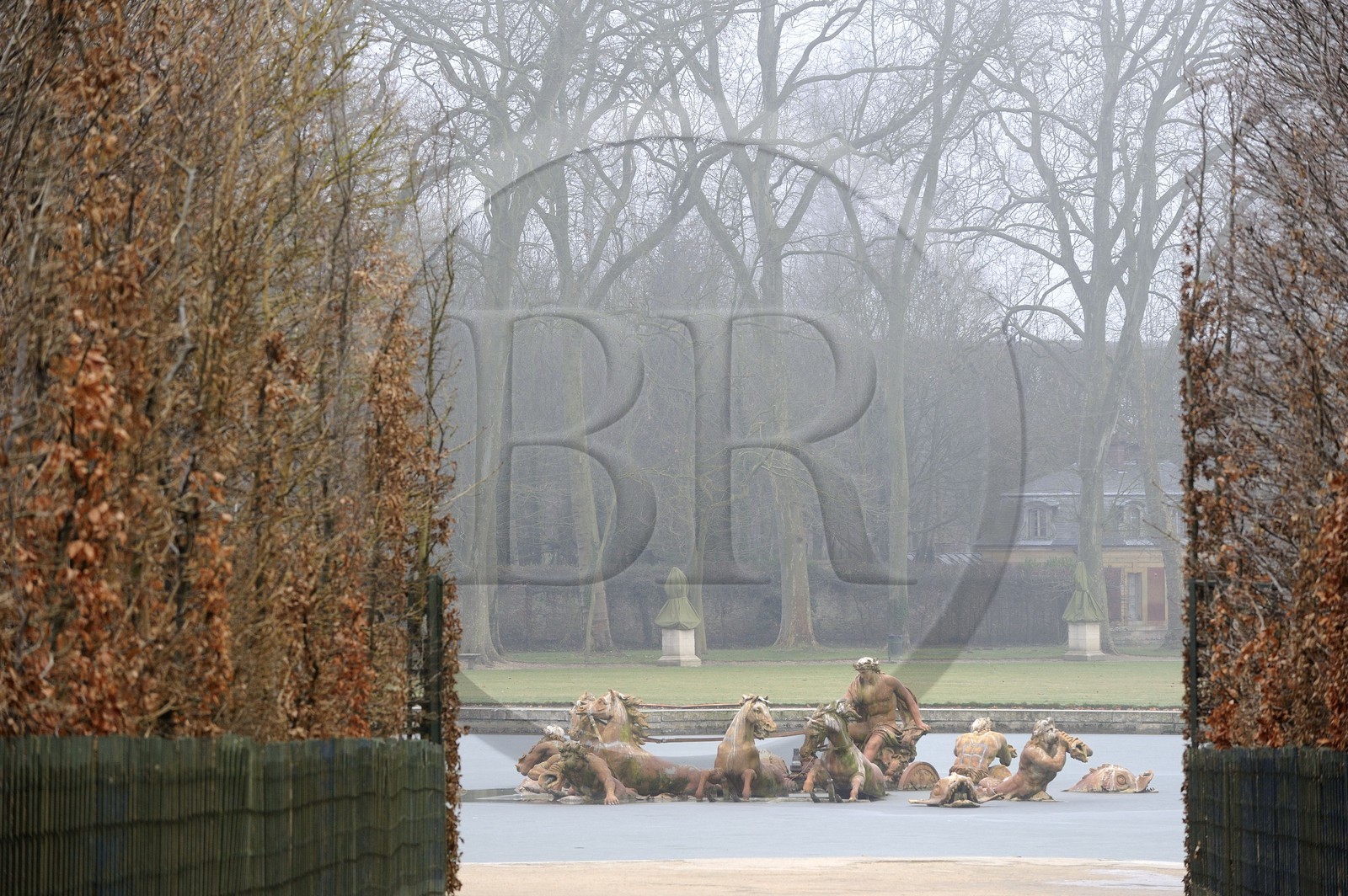 France, Yvelines (78), château de Versailles, classé Patrimoine Mondial de l'UNESCO, le bassin d' Apollon