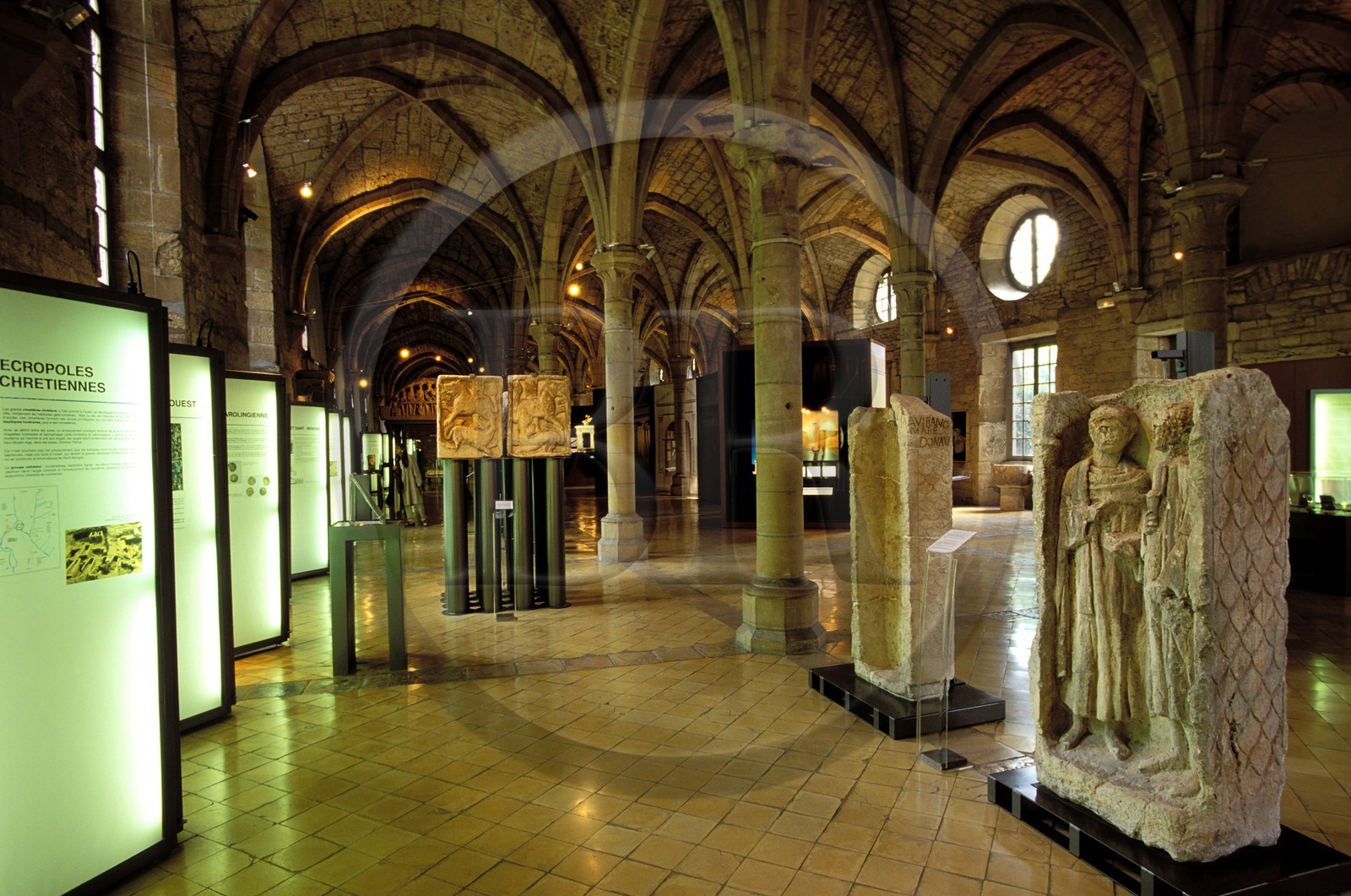 France, Cote d'Or, Dijon, archaeological museum (former Benedictine abbey Sainte Benigne)