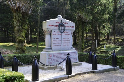 France, Meuse (55), région de Verdun, Fleury-devant-Douaumont, le village fut entièrement détruit en 1916 pendant la bataille de Verdun et ne fut pas reconstruit, monument aux morts