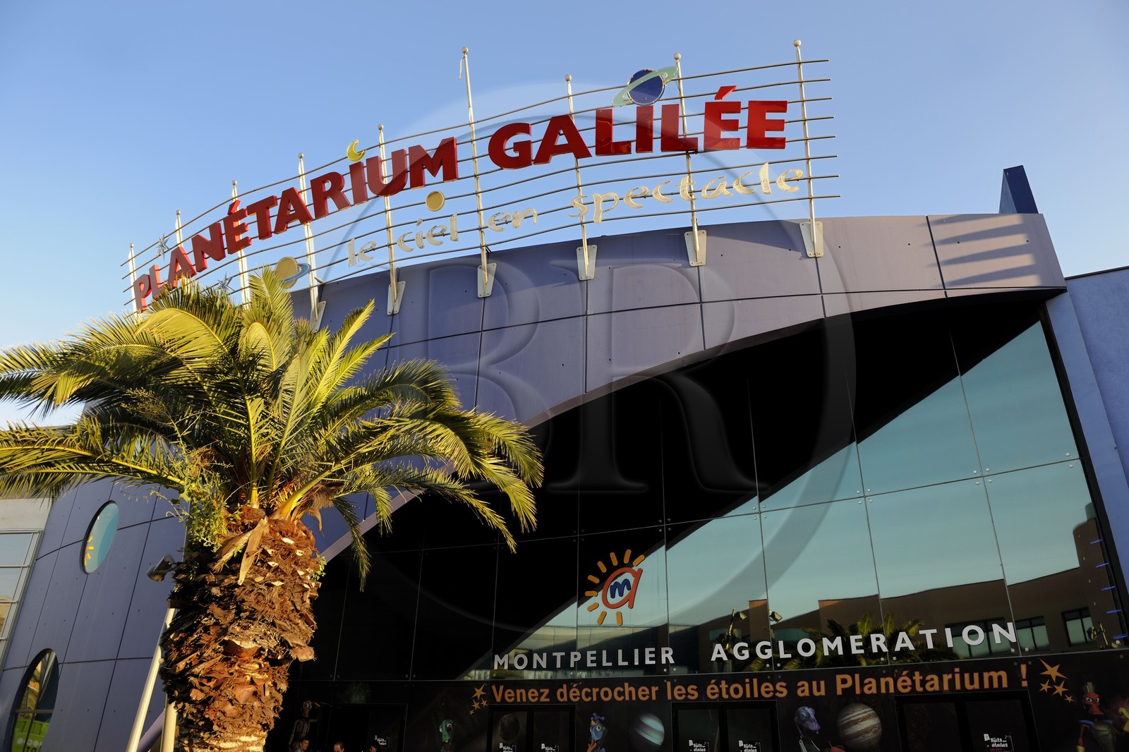 France, Hérault (34), Montpellier, Centre Commercial Odysseum, planetarium Galilée