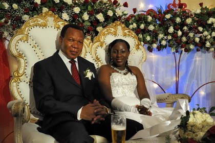 Tanzanie, Dar es-Salaam, mariage de Joseph F.Mrena et Linal Bhato à l'hôtel Mövenpick