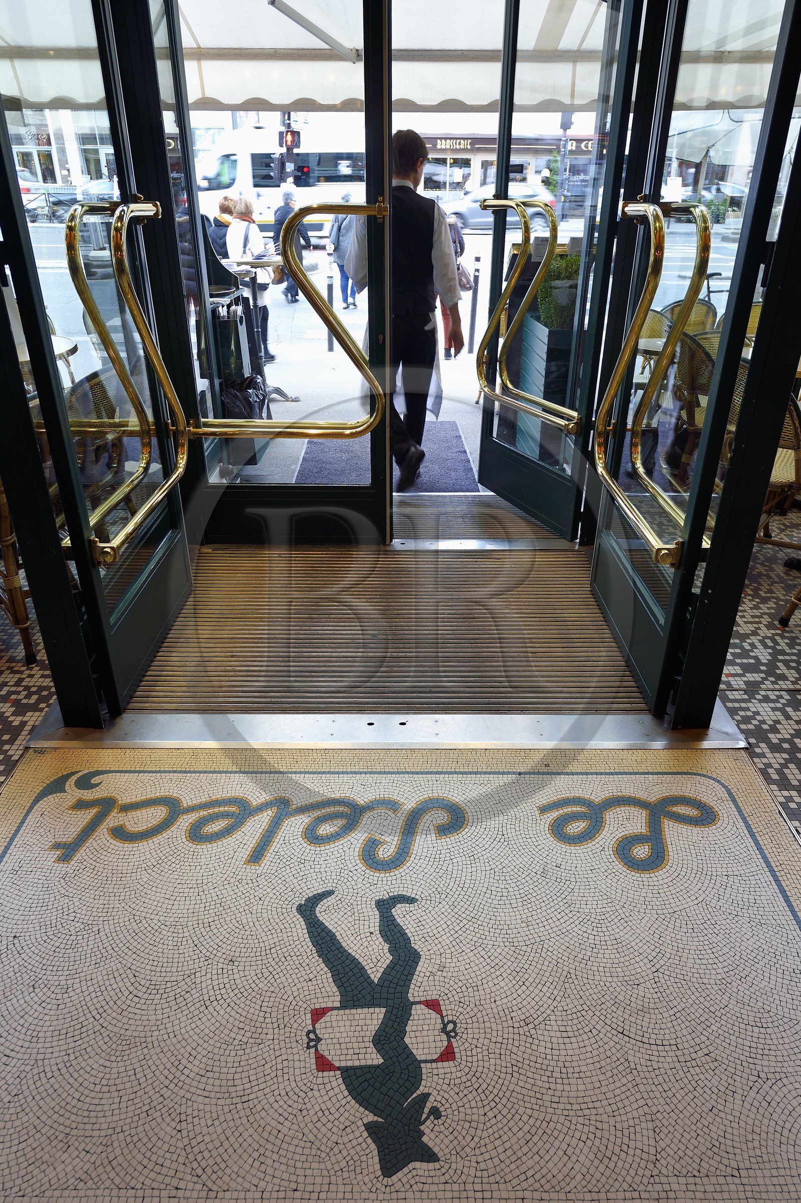 France, Paris (75), la Brasserie Le Sélect boulevard Montparnasse