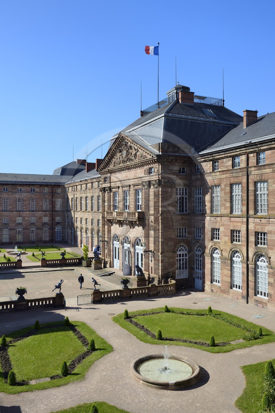 France, Bas-Rhin (67), Saverne, le chateau des Rohan