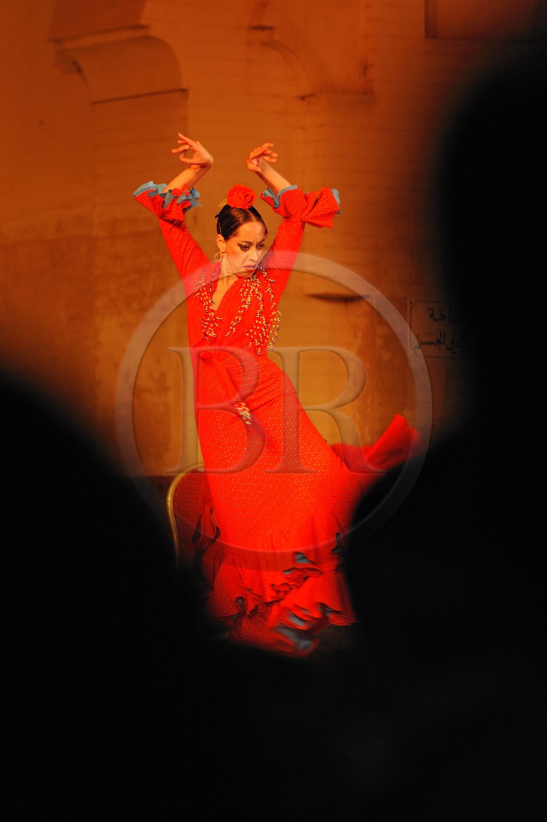 Maroc, Moyen Atlas, Fès, ville impériale, le festival de Musiques Sacrées du Monde, danse et chant Flamenco de la compagnie Belen Maya (Espagne)