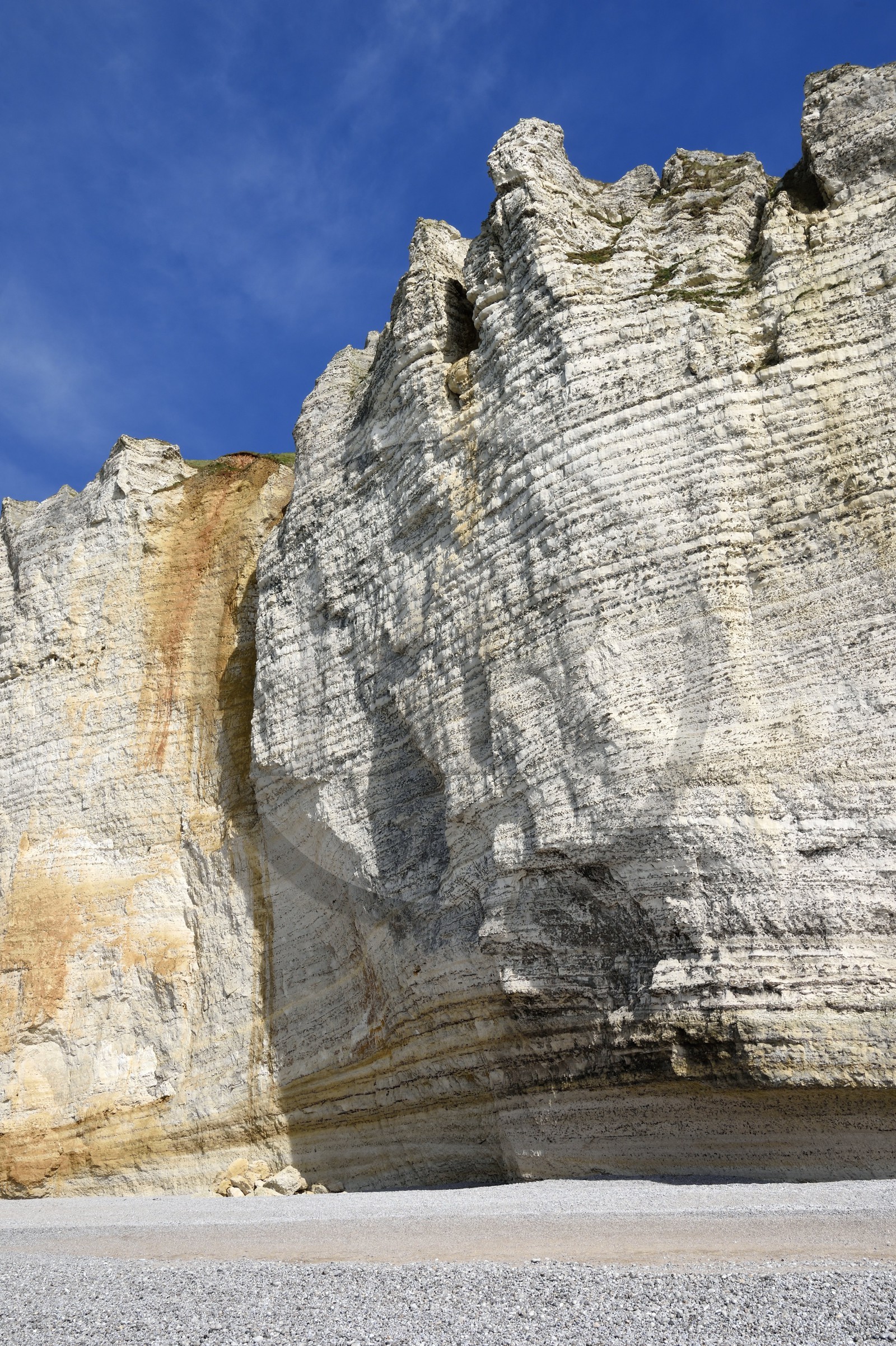 France, Seine-Maritime, Pays de Caux, Alabaster Coast (Cote d'Albatre), Etretat, Pointe de la Courtine, Antifer beach