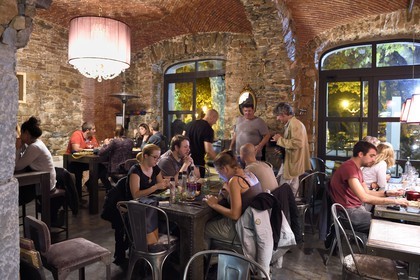 France, Haute-Corse (2B), Bastia, restaurant La Fabrica
