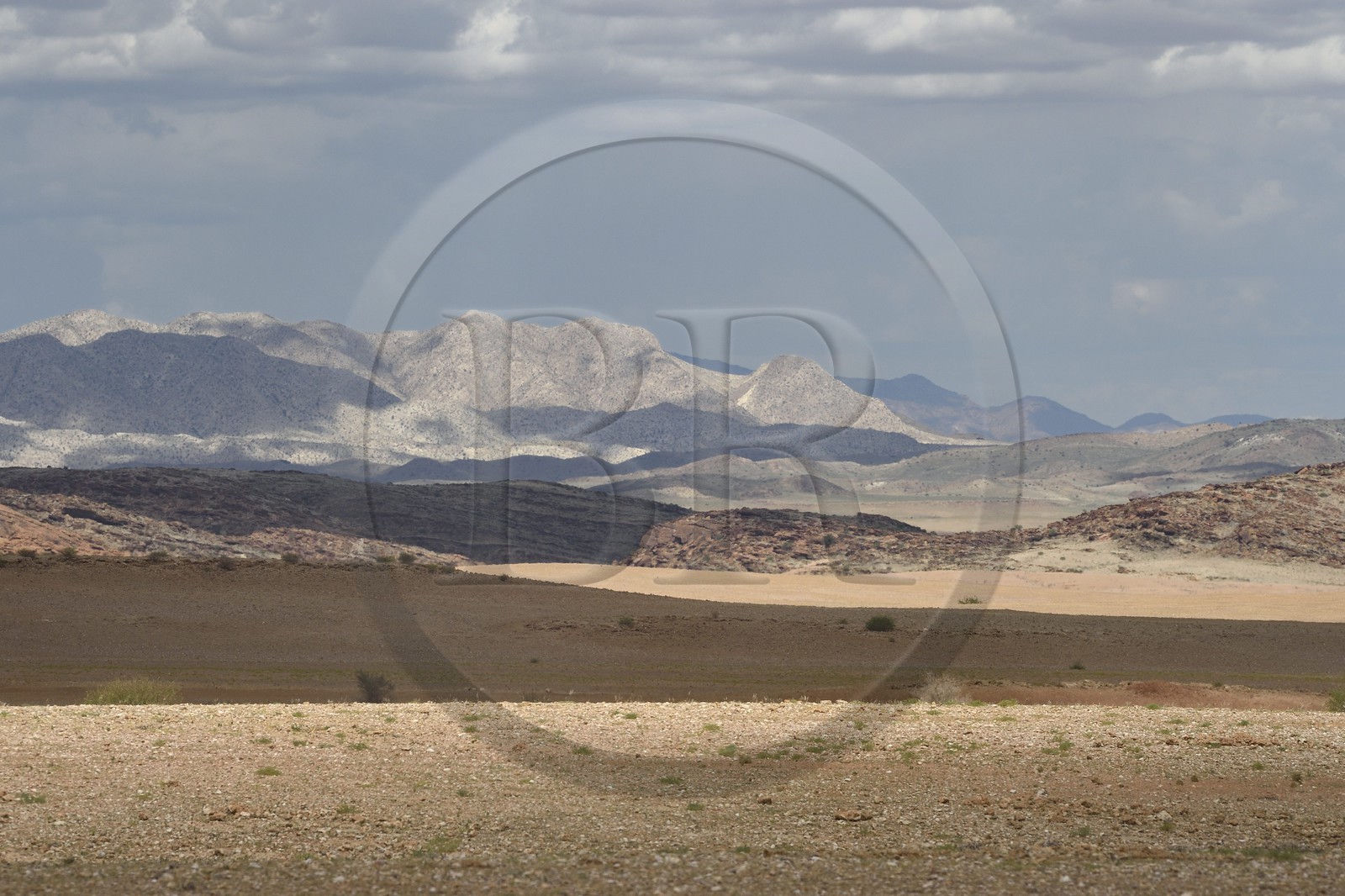 Namibie, région de Khomas, désert du Namib en bordure du Gamsberg Nature Reserve à l'ouest et du parc national Namib Naukluft à l'Est