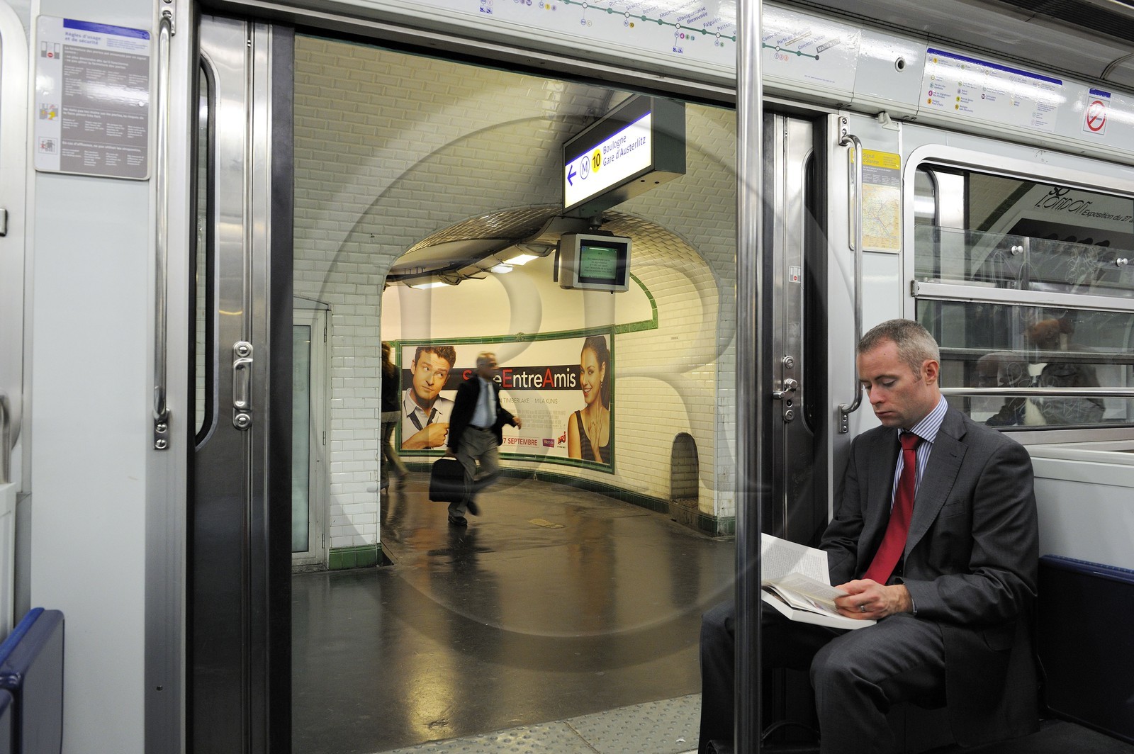 France, Paris (75), station de metro Sèvres-Babylone