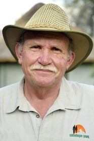 Zimbabwe, Midlands Province, Gweru, Antelope Park home to ALERT (African Lion and Environmental Research Trust), the managing director Gary Jones