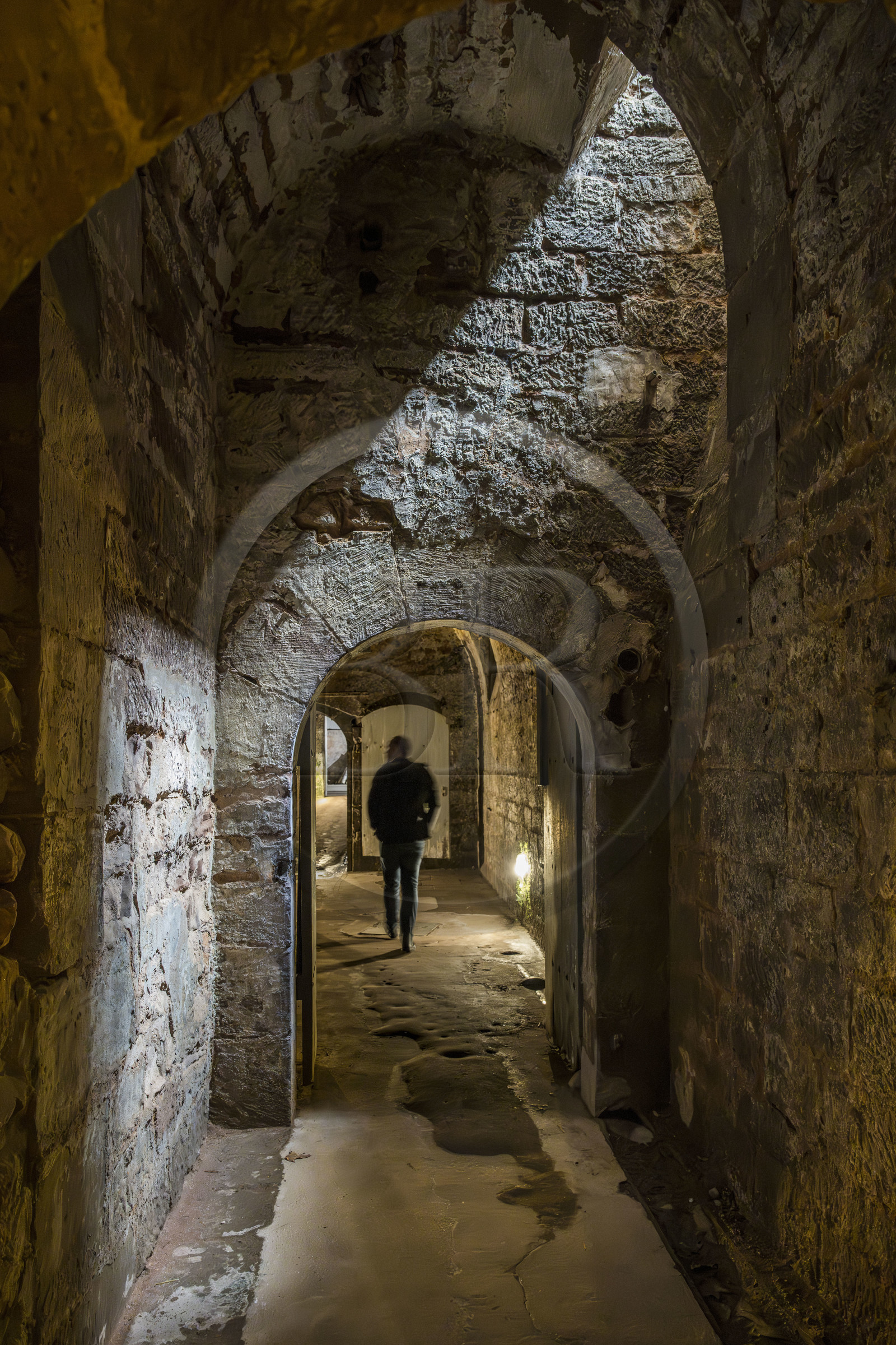 France, Moselle (57), Parc régional des Vosges du nord, Bitche, la citadelle fortifiée par Vauban