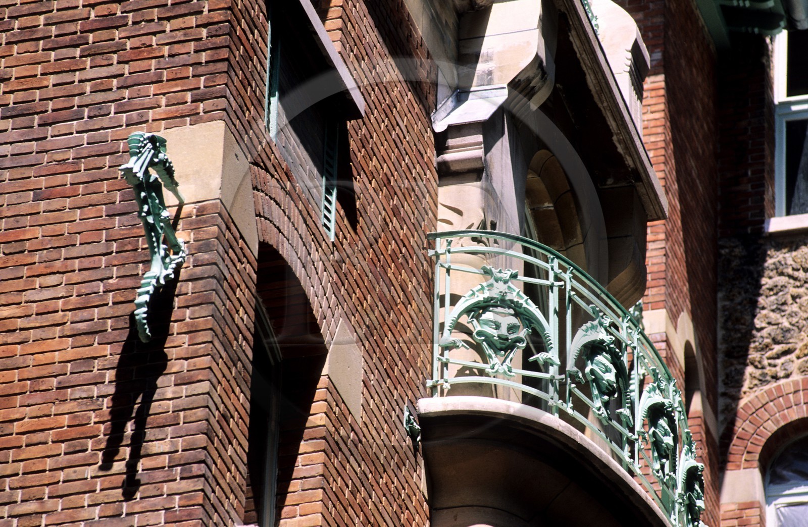 France, Paris 16ème (75), le Castel Béranger de l' architecte Guimard