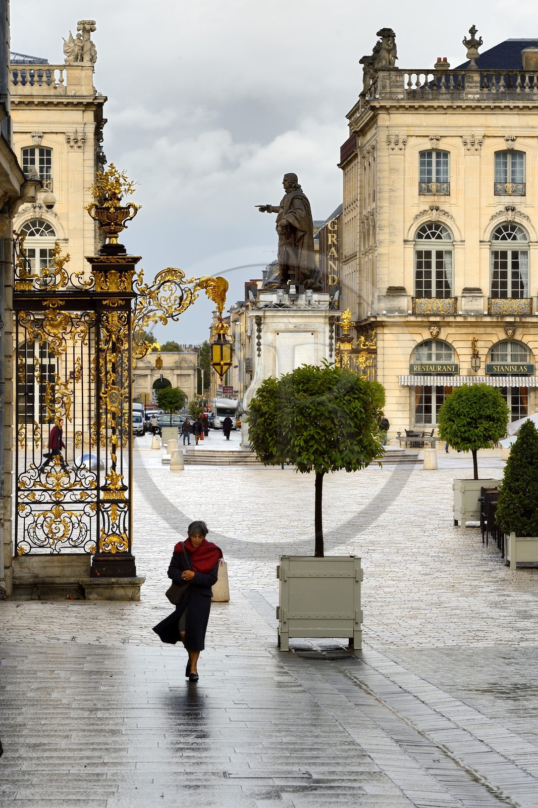France, Meurthe-et-Moselle, Nancy, Place Stanislas (former Place Royale) built by Stanislas Leszczynski in the 18th century, listed as World Heritage by UNESCO