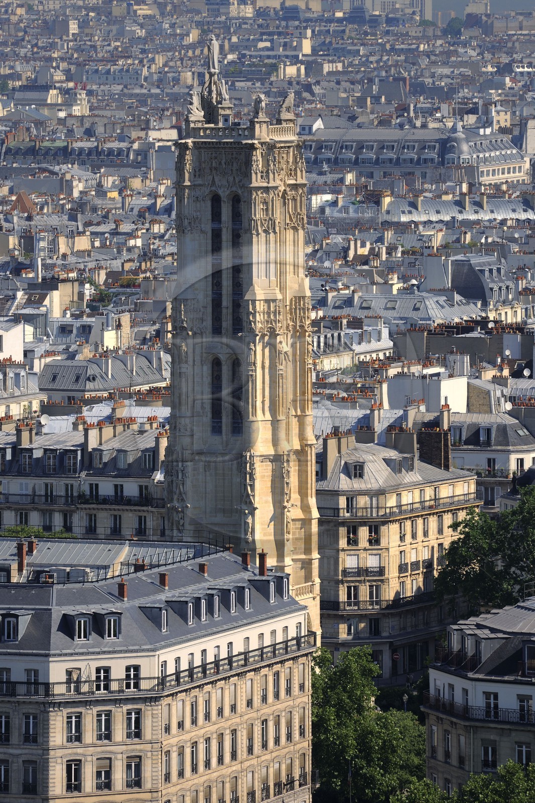 France, Paris (75), la tour Saint Jacques