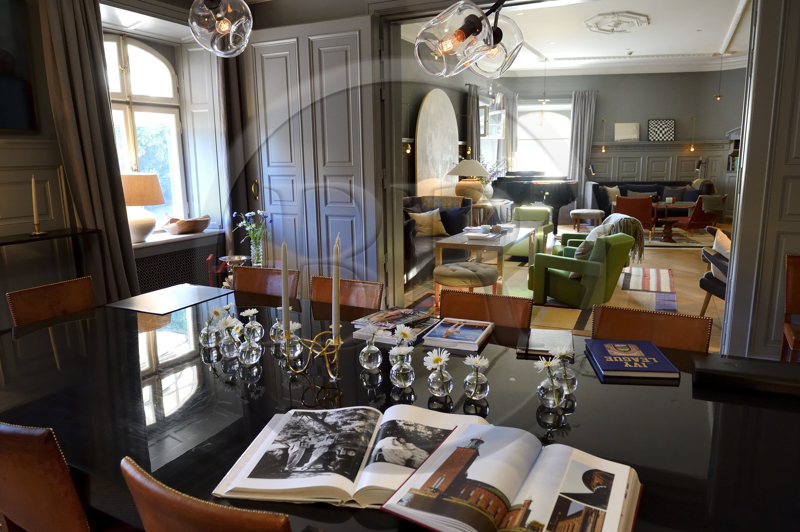 Suède, Stockholm, Hotel Ett Hem, le salon