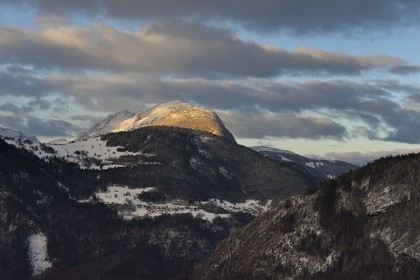 France, Haute Savoie, Nancy sur Cluses in the Aravis mountain range