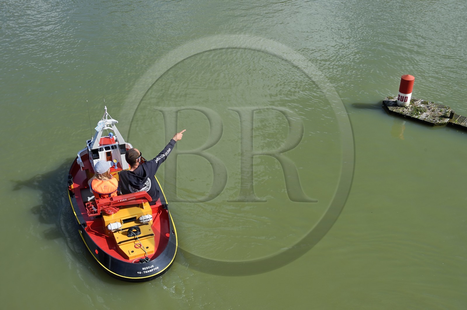 France, Charente-Maritime (17), Saintonge, Saint-Savinien, labellisé Villages de pierres et d'eau, le port miniature du manège nautique sur l'Ile de la grenouillette située sur la commune du Mung