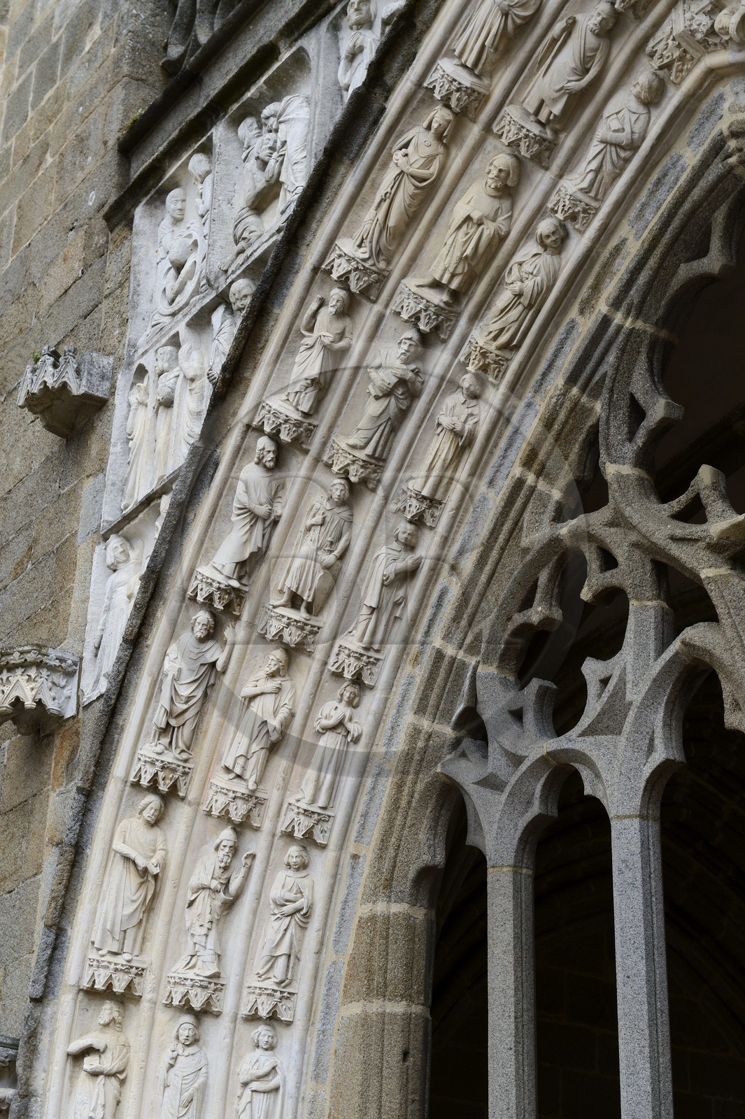 France, Ille-et-Vilaine,  Bay of Mont Saint Michel, Dol de Bretagne, Saint Samson cathedral of gothic style