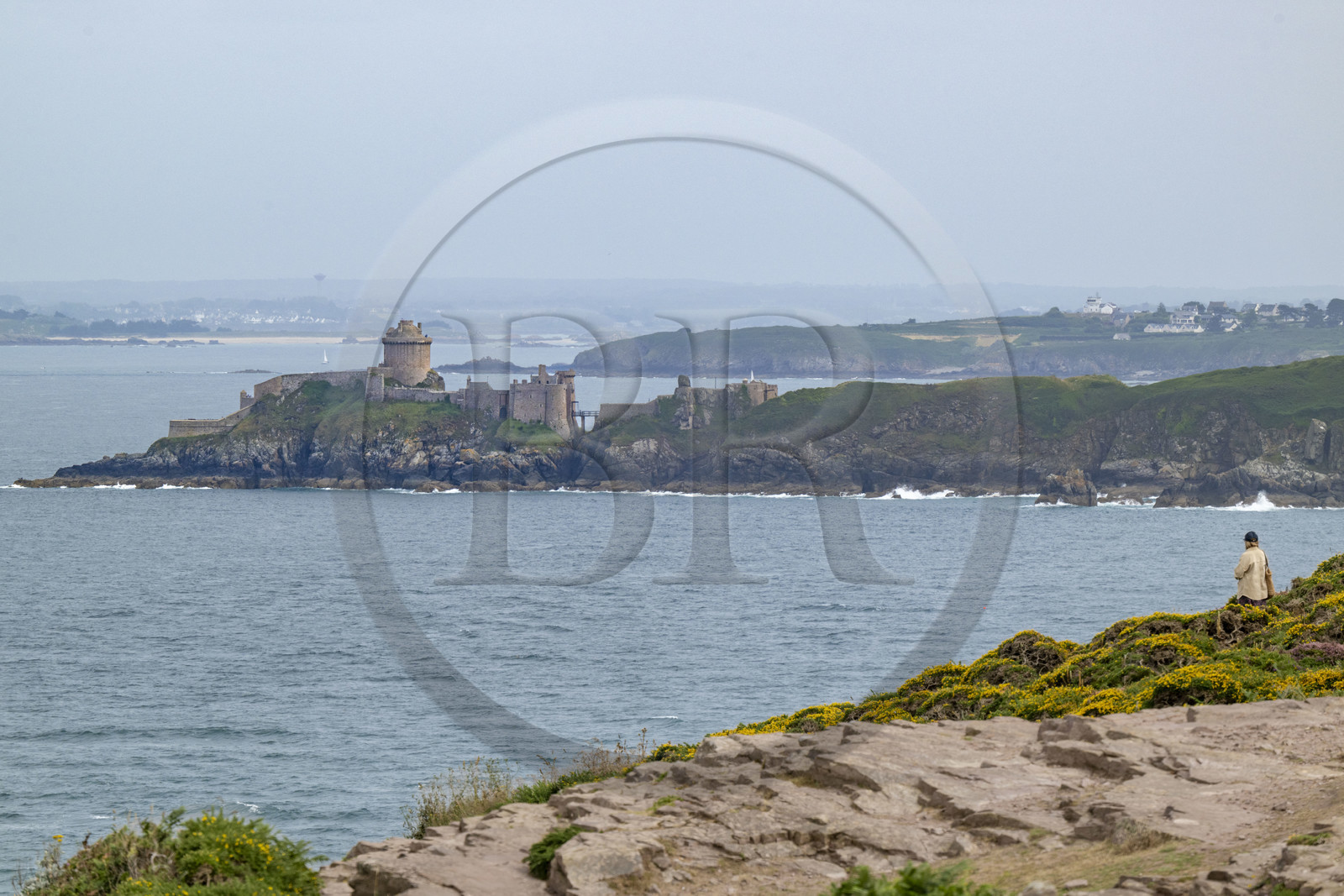 France, Côtes d'Armor (22), Grand Site de France Cap d'Erquy – Cap Fréhel, Plévenon, le Fort La Latte ou château de la Roche Goyon du XVème siècle
