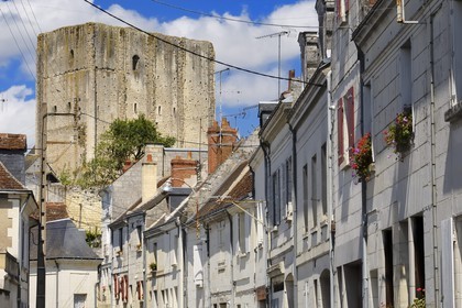 France, Indre-et-Loire (37), Loches, le donjon de la forteresse féodale