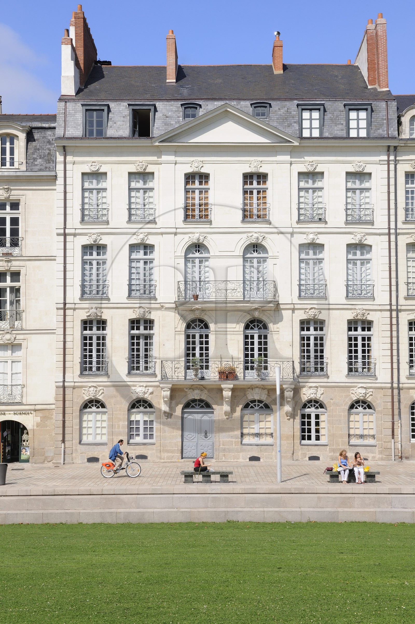 France, Loire-Atlantique (44), Nantes, maison d'armateur 10 quai Turenne sur l'ancienne Ile Feydeau