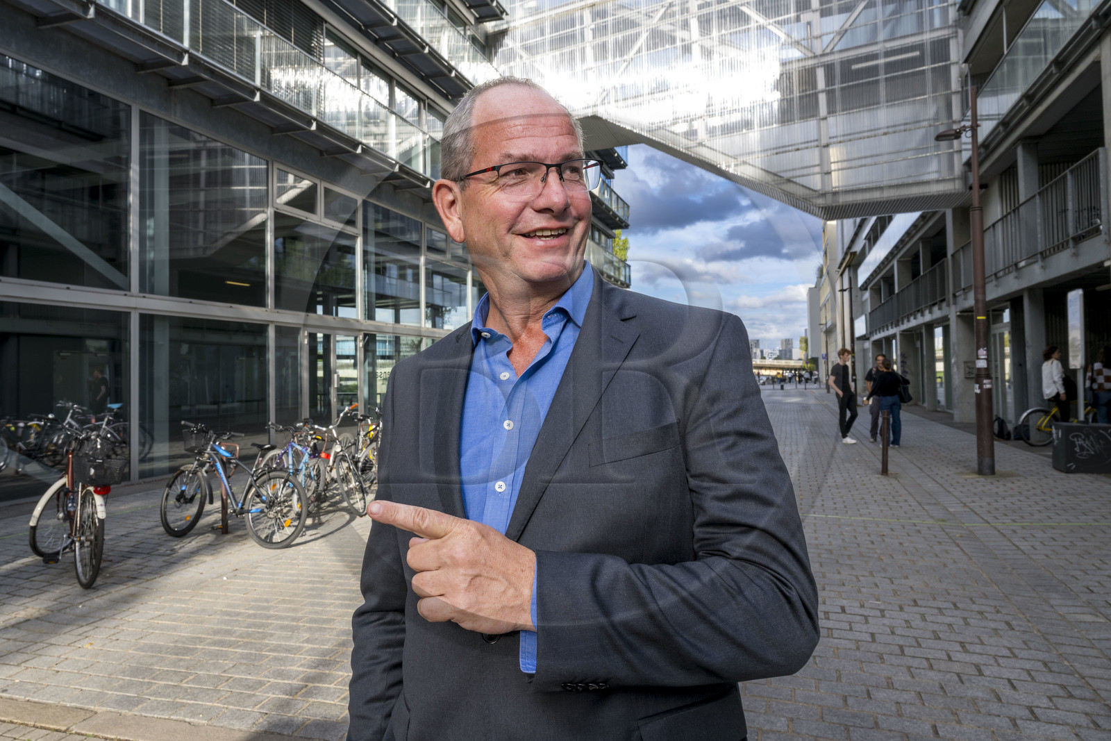 France, Loire-Atlantique (44), Nantes, Ecole nationale supérieure d'architecture créé par les architectes primés Lacaton & Vassal, Eric Lengereau son directeur