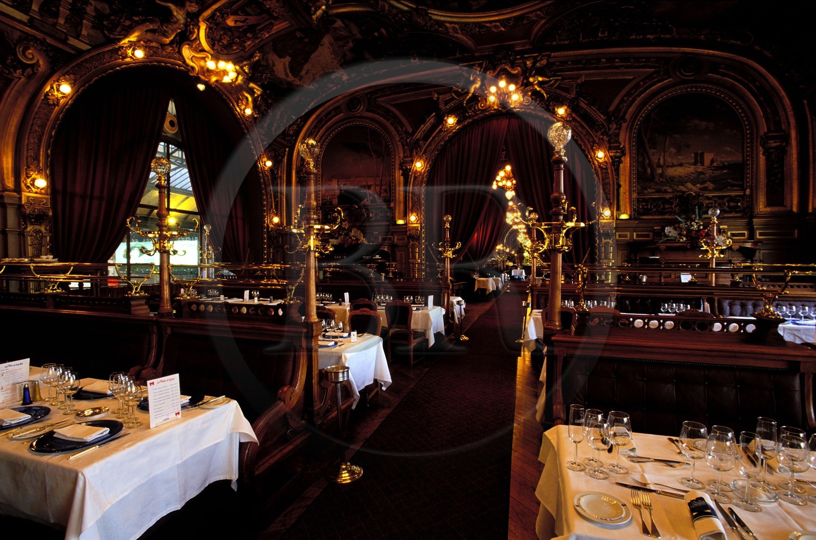 France, Paris (75), gare de Lyon, restaurant Le Train bleu