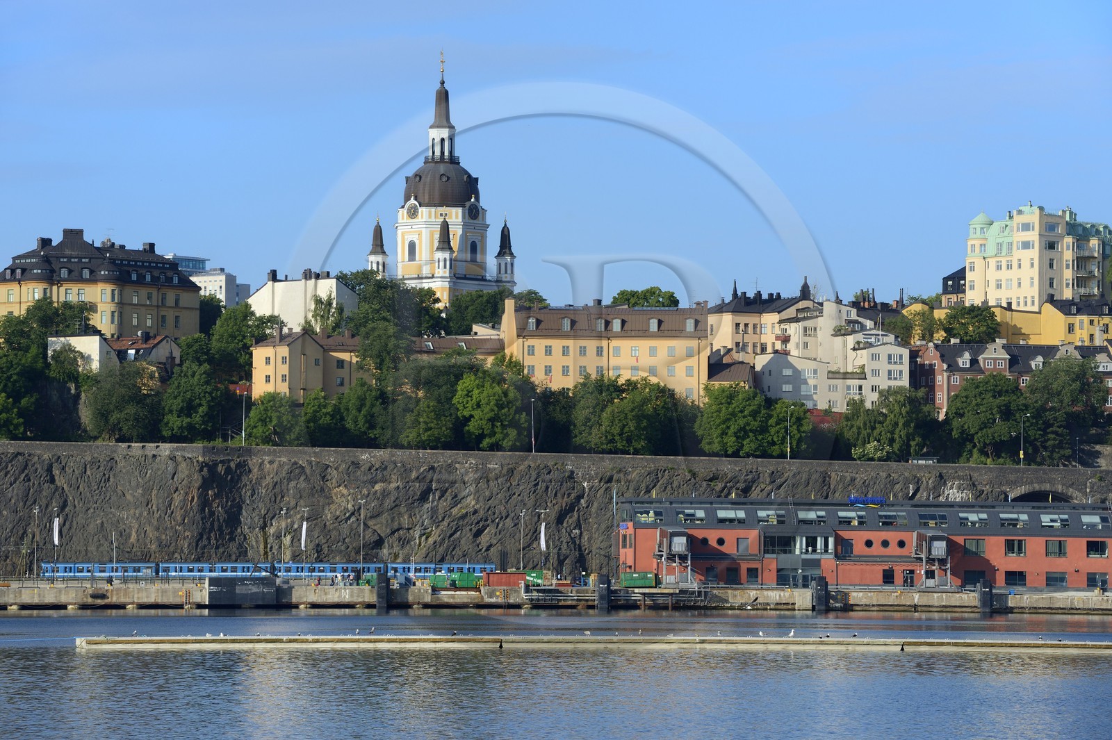 Suède, Stockholm, île de Södermalm, l'église Catherine (Katarina kyrka)