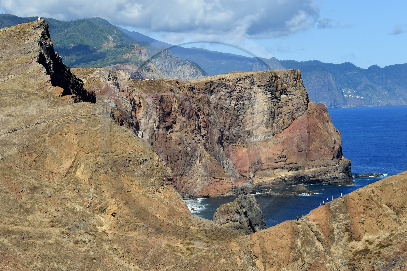 Portugal, Madeira Island, hike in the Ponta de Sao Lourenço nature reserve in the far east of the island
