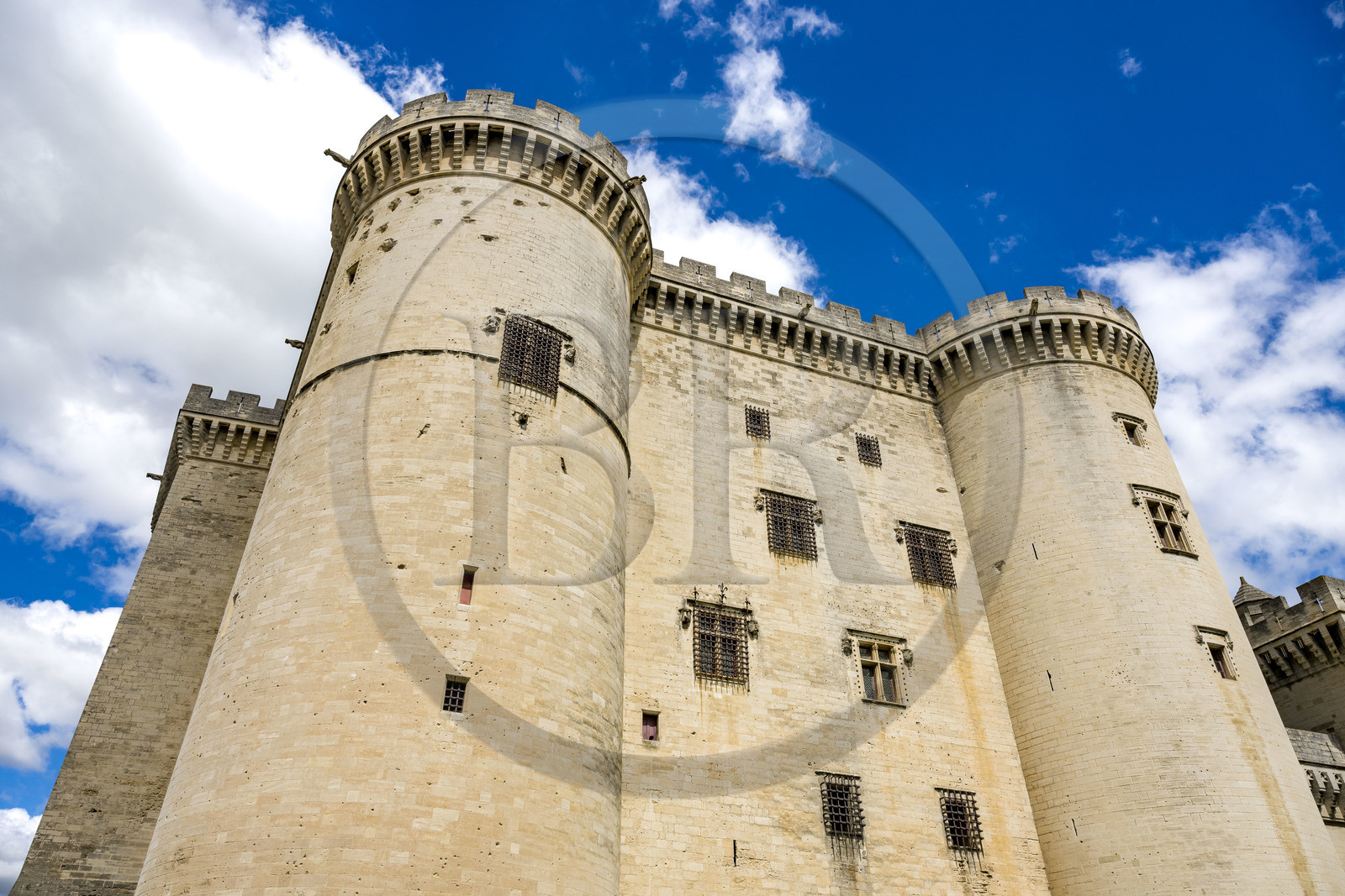 France, Bouches-du-Rhône (13), Tarascon, le chateau du roi René datant du XVe siècle