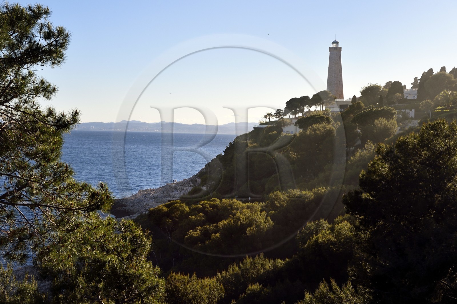 France, Alpes Maritimes (06), Saint-Jean-Cap-Ferrat, le phare du Cap-Ferrat