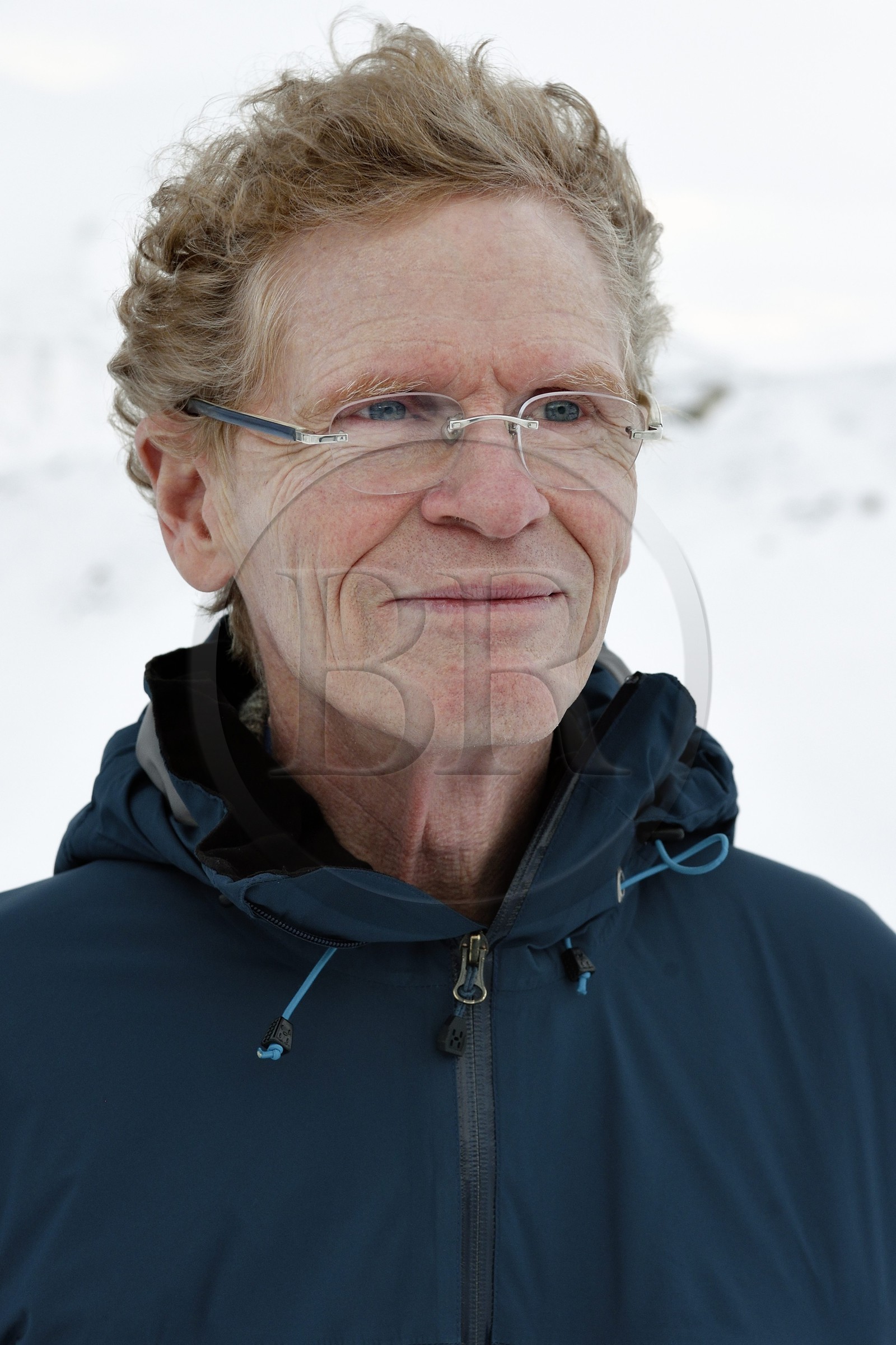 Norvège, Svalbard, Spitzberg, Longyearbyen, Cary Fowler à l'initiative du projet Global Crop Diversity Trust et de la Réserve mondiale de semences du Svalbard (banque de graines du Global Seed Vault)
