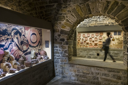 France, Aveyron (12), Millau, musée de Millau et des Grands Causses installé dans l'Hotel de Pegayrolles,