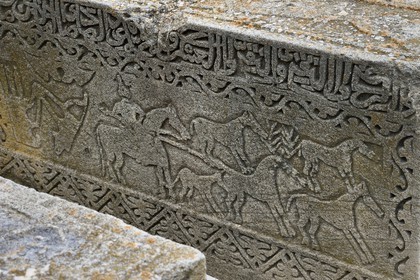 Azerbaijan, Gobustan, 18th century Muslim tombstones
