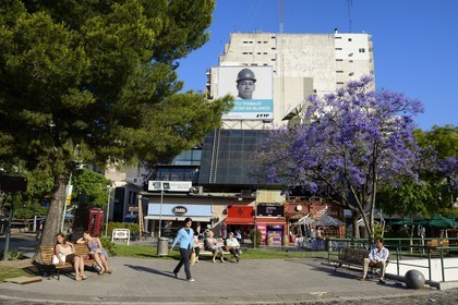 Argentine, Buenos Aires, placette du quartier de la Recoleta