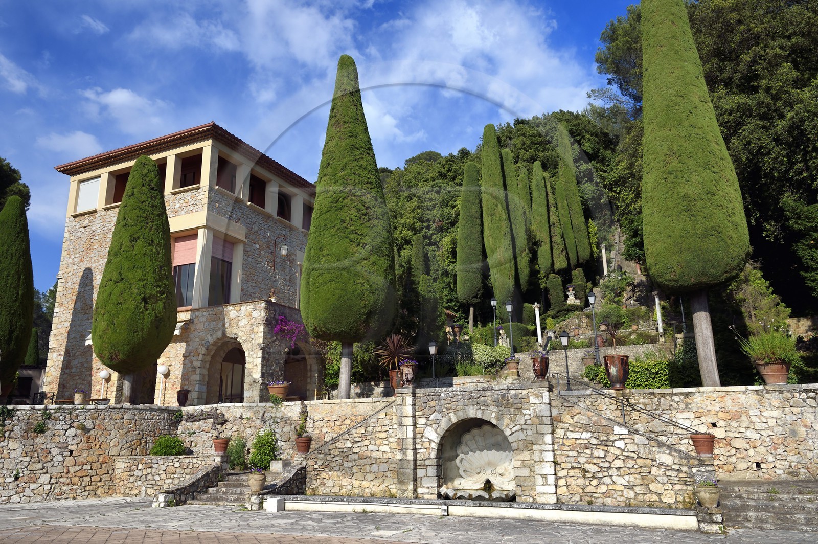 France, Alpes-Maritimes, Cannes, the villa Domergue and its gardens
