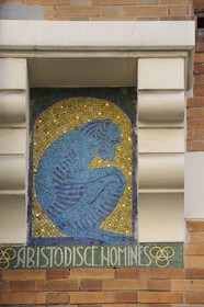 France, Val-de-Marne (94), Vincennes, maison d’artiste aux décors d’animaux au 13 rue Eugénie-Gérard