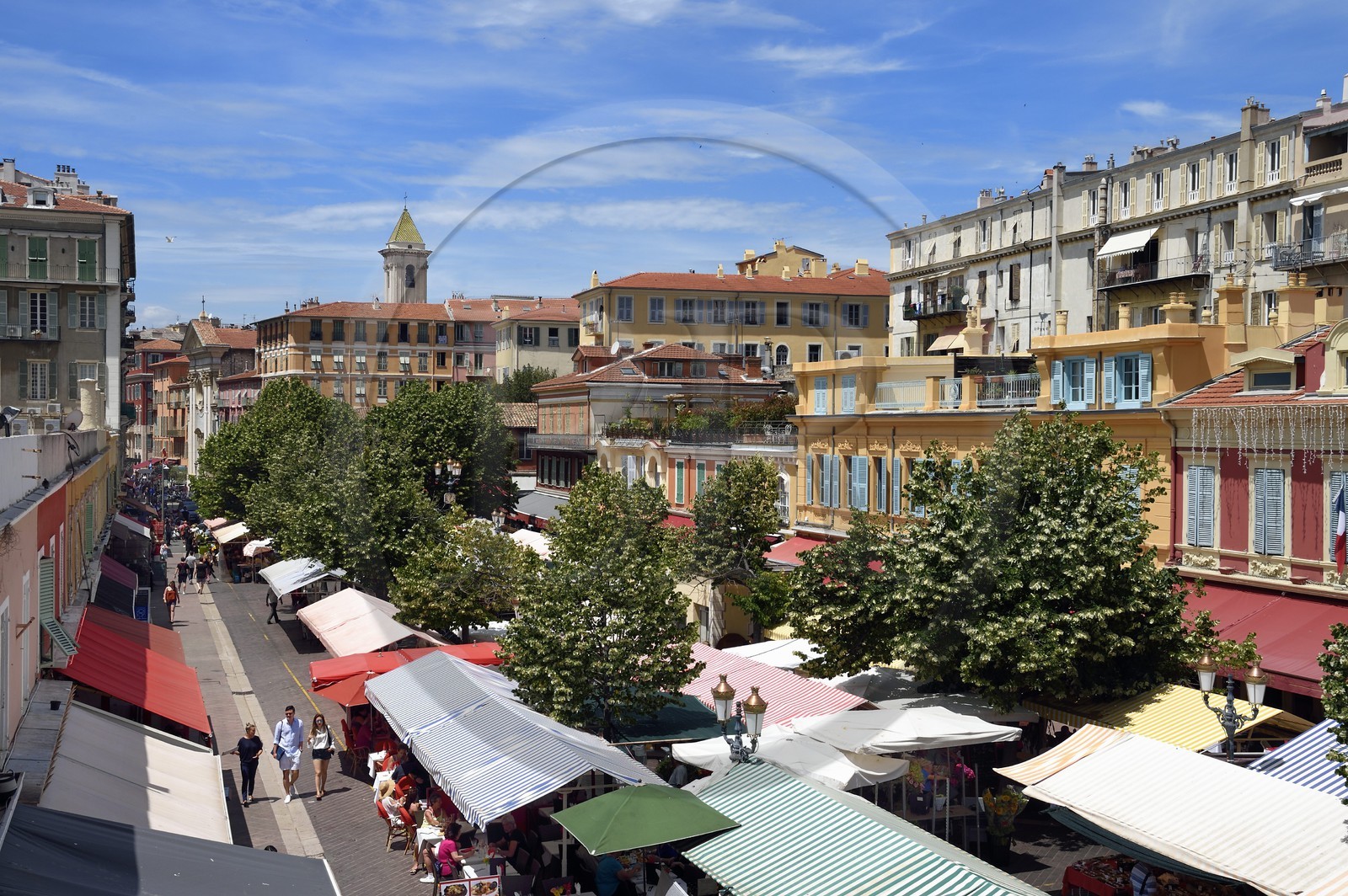 France, Alpes-Maritimes (06), Nice, vieille ville, marché du cours Saleya