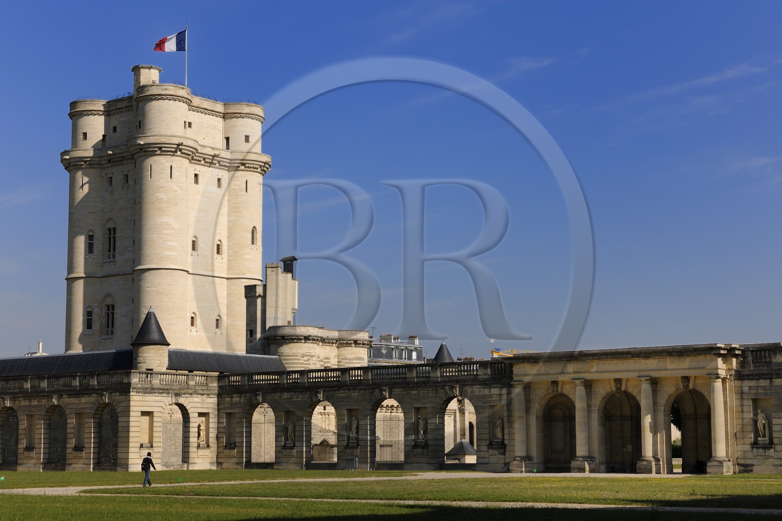 France, Val-de-Marne (94), Vincennes, le château de Vincennes, le donjon