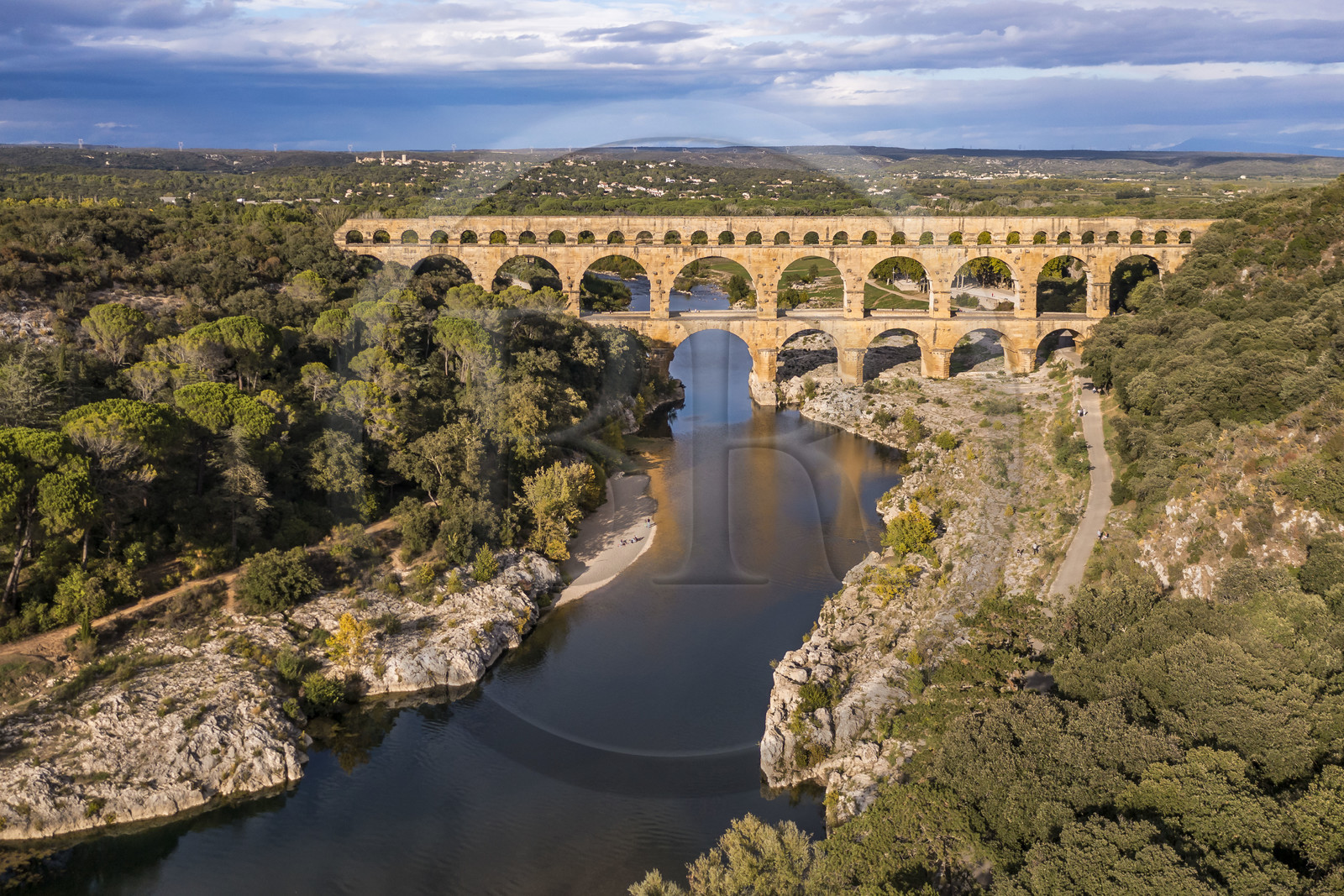 France, Gard (30),  (vue aérienne)