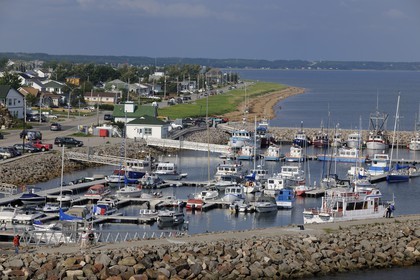Canada, province du Québec, Saint Laurent, Côte Nord, port de plaisance de Havre-Saint-Pierre