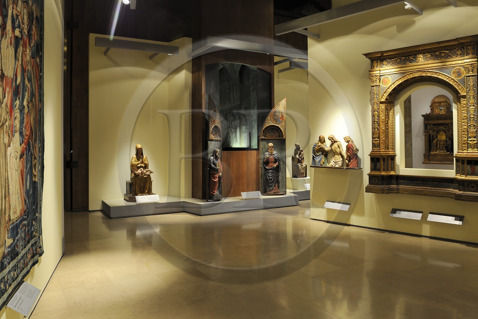 Italie, Lombardie, Milan, le Castello Sforzesco (château des Sforza), musée d'Art Ancien