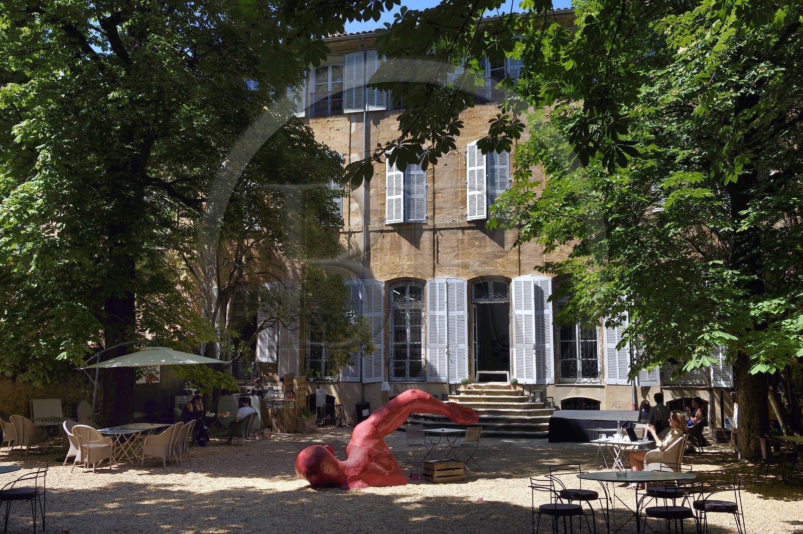 France, Bouches-du-Rhône (13), Aix en Provence, quartier Mazarin, Galliffet Art Center, espace muséal dédié à l'art contemporain