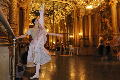 France, Paris, the Garnier Opera, ultimate warm-ups before going on stage