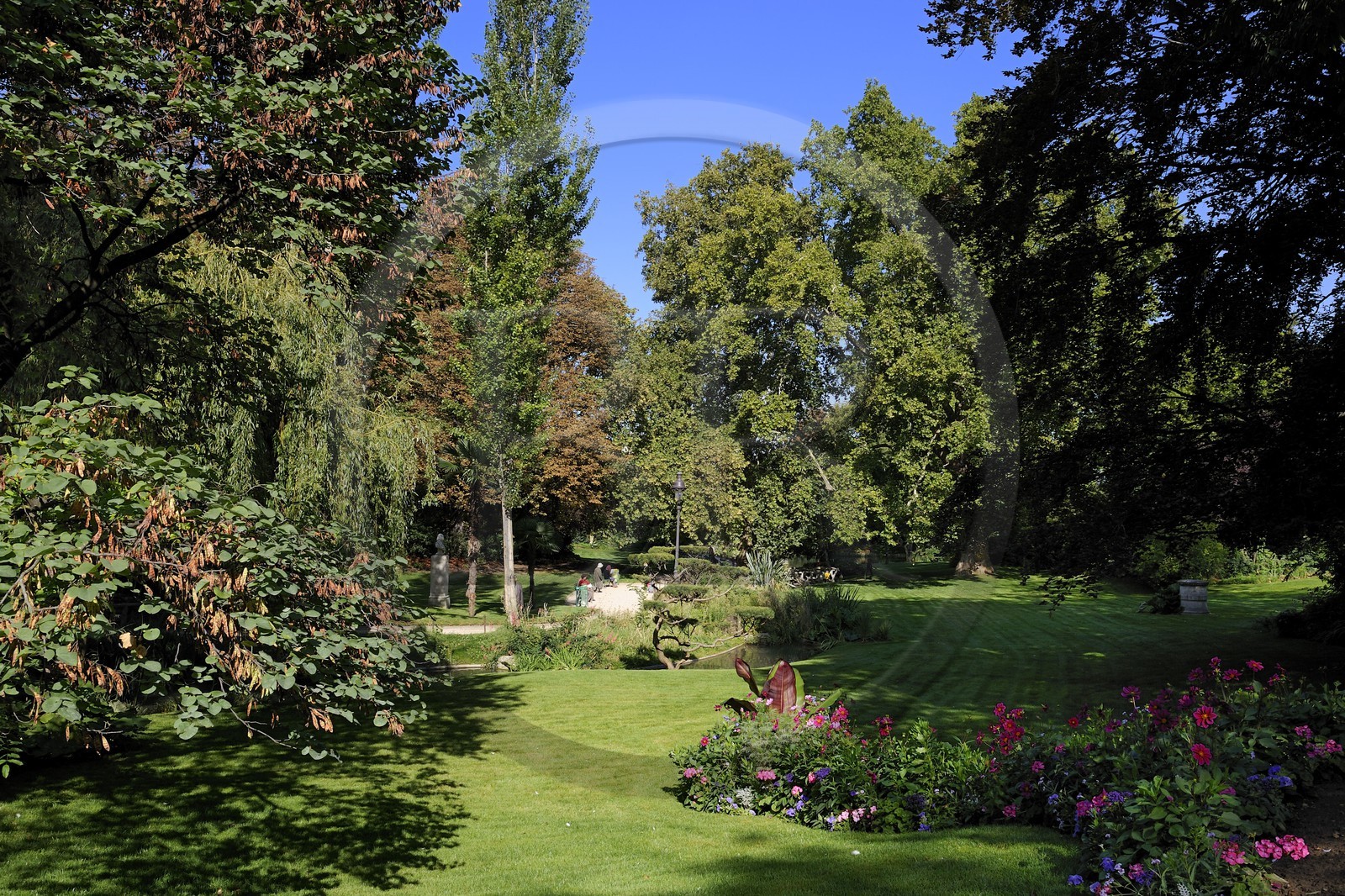 France, Paris (75), square des Batignolles