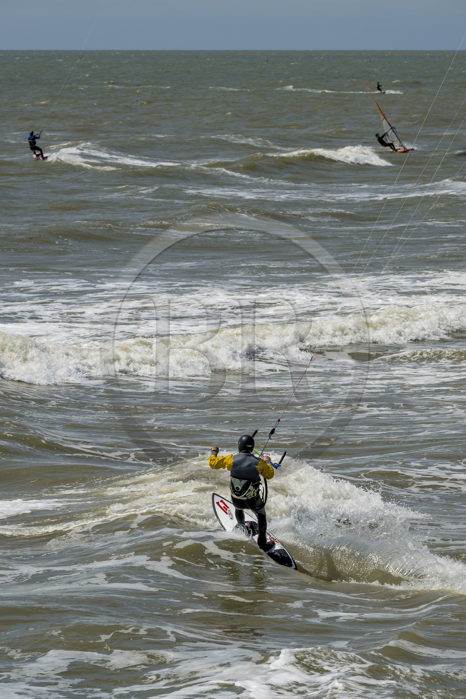 France, Vendée (85), Saint-Jean-de-Monts, kitesurf