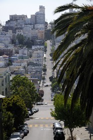 Etats-Unis, Californie, San Francisco, Lombard street dans le quartier de North Beach