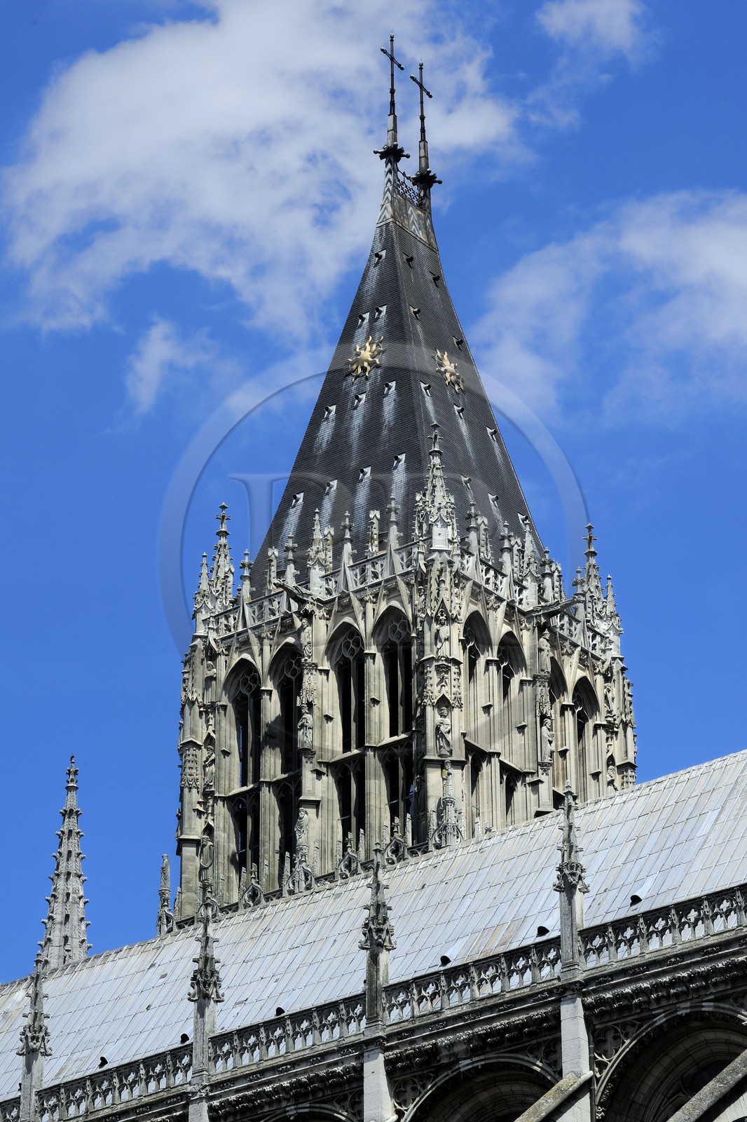 France, Seine-Maritime (76), Rouen, cathédrale Notre-Dame de Rouen, la Tour Saint-Romain