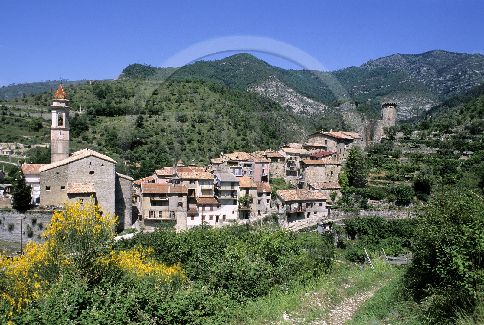 France, Alpes Maritimes, village of Luceram